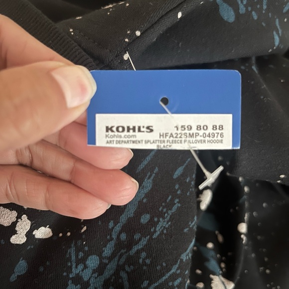 NWT - Men’s Hurley Pullover Hoodie Black – Size XL - Picture 6 of 6